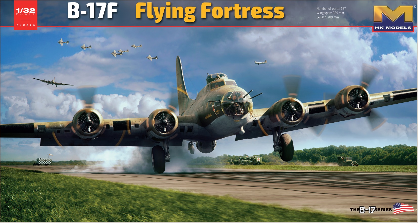 1/32 B-17F Flying Fortress (01E029)